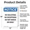 Signmission No Soliciting No Exceptions Do OSHA Notice Sign, Aluminum, 12in W x 18in L, 2PK OS-2PACK-NS-A-1218-V-14826 - alternate 5